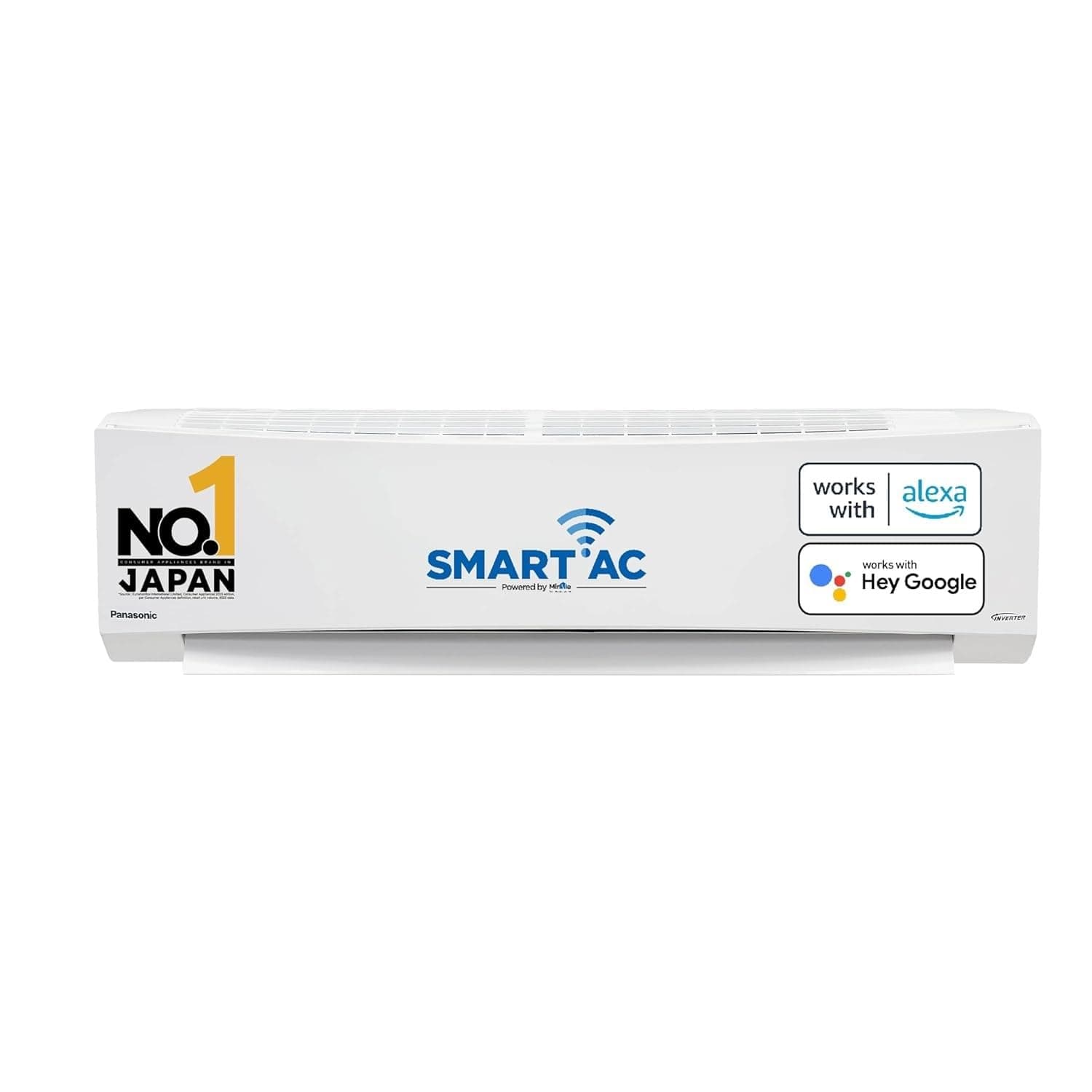 Panasonic 1.5 Ton 5 Star Wi-Fi Inverter Smart Split AC (India's 1st Matter Enabled RAC, Copper Condenser, 7in1 Convertible, True AI, 4 Way Swing, PM 0.1 Filter, CS/CU-NU18ZKY5W, White)