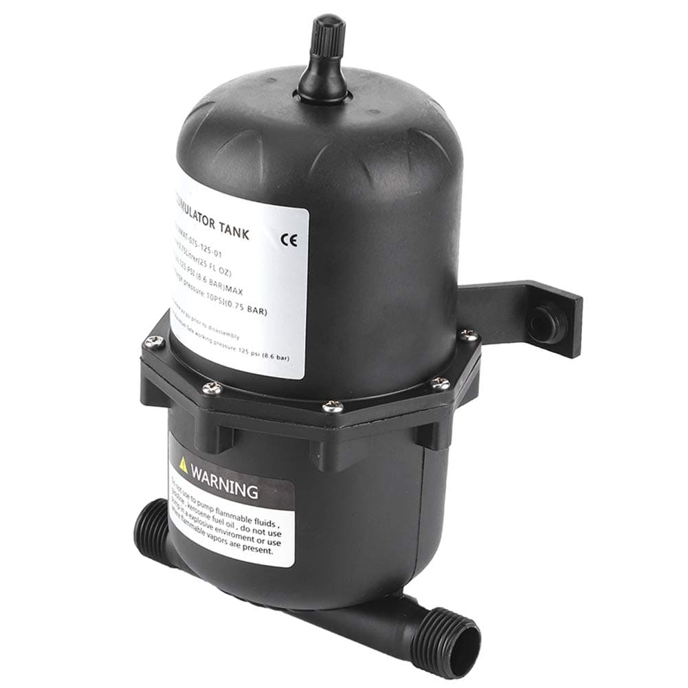 Accumulator Pressurized Water Tank Accumulator Water Pump Flow Control 0.75L 125 PSI Waterproof Marine RV Boat