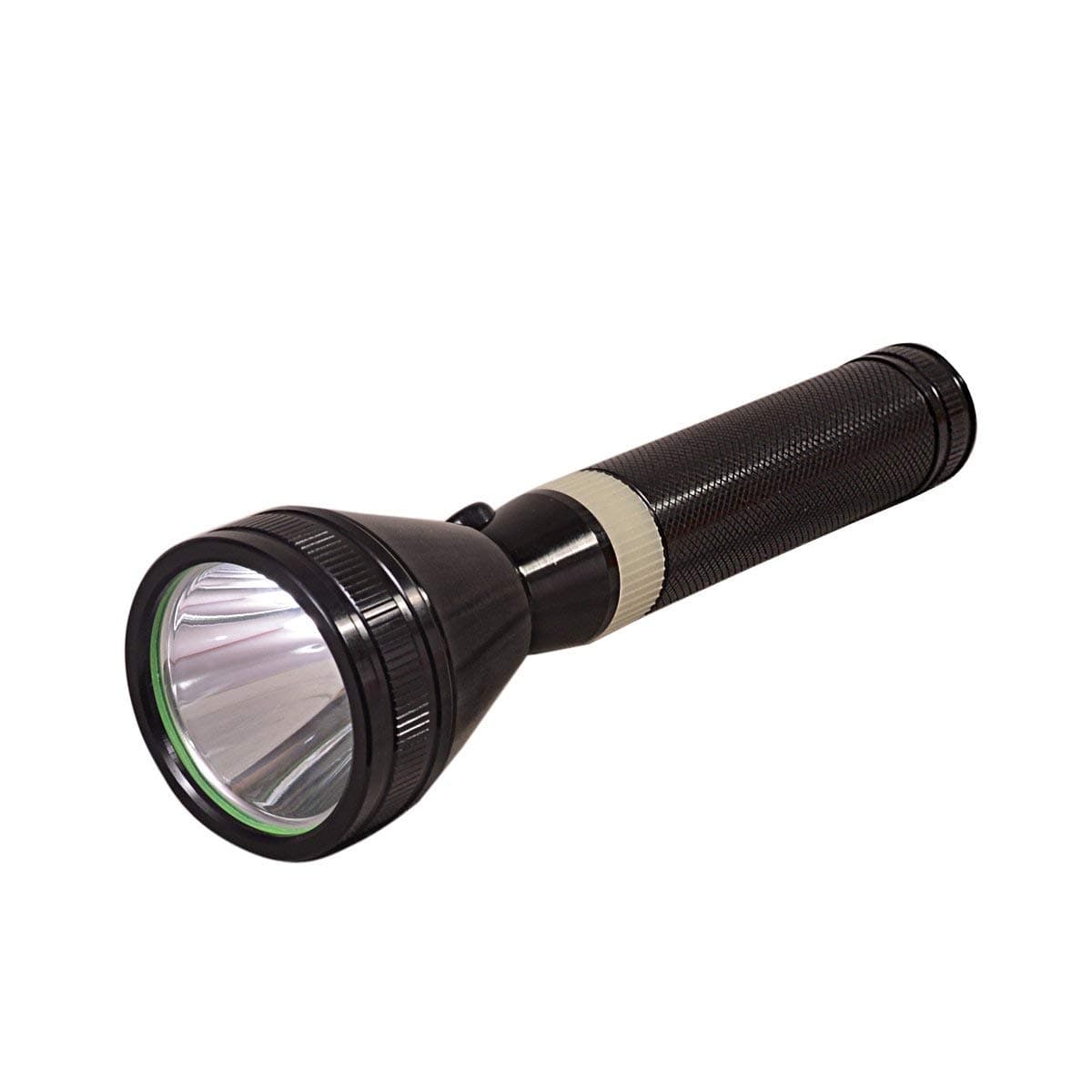 Care 4 Sun Invigilator Series 3 Mode Rechargeable LED Flashlight Torch (Black, 600 Meter, 8.6 Inch)