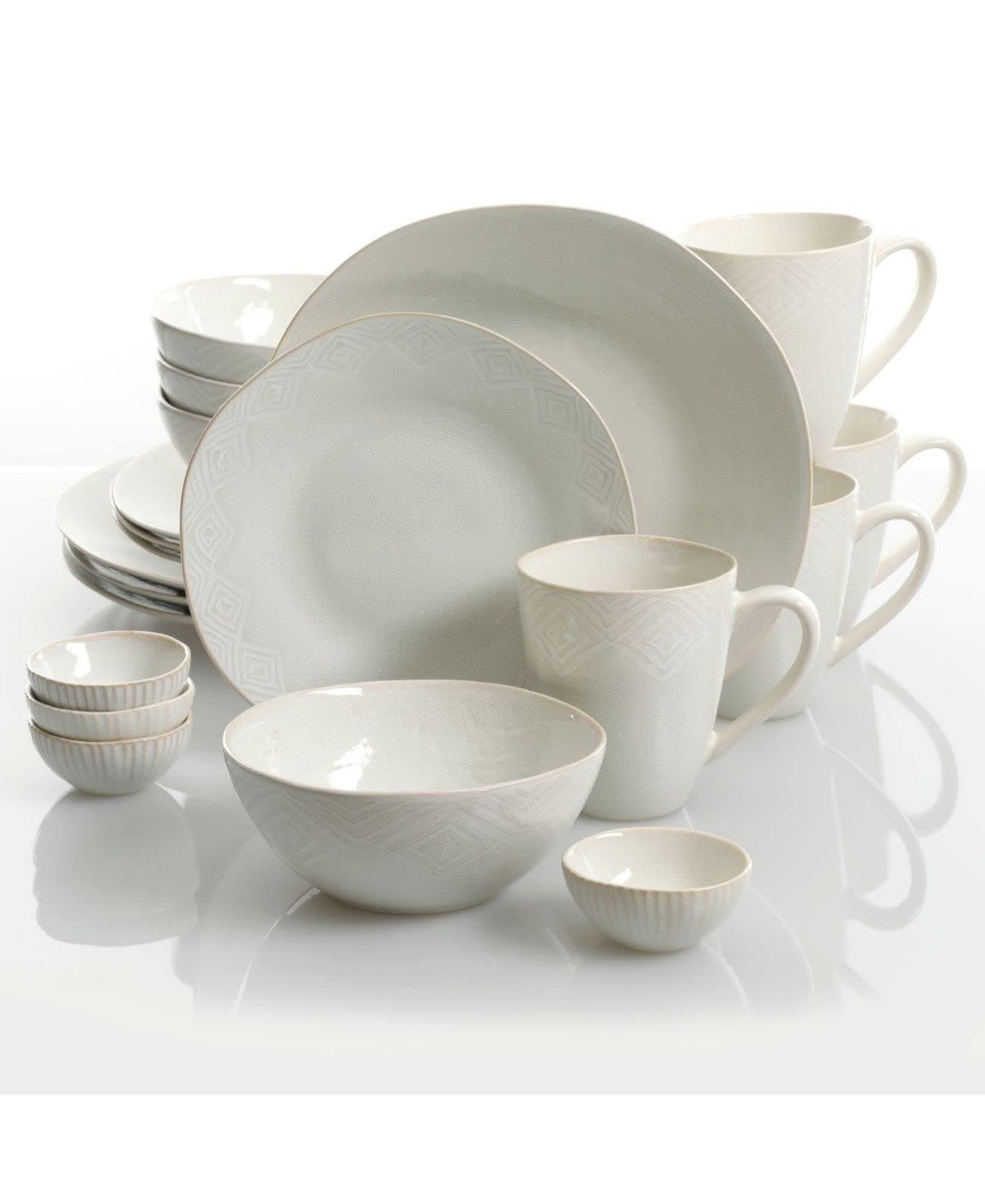 Cravings by Chrissy Teigen Tunisian Mist 20-piece Dinnerware Set