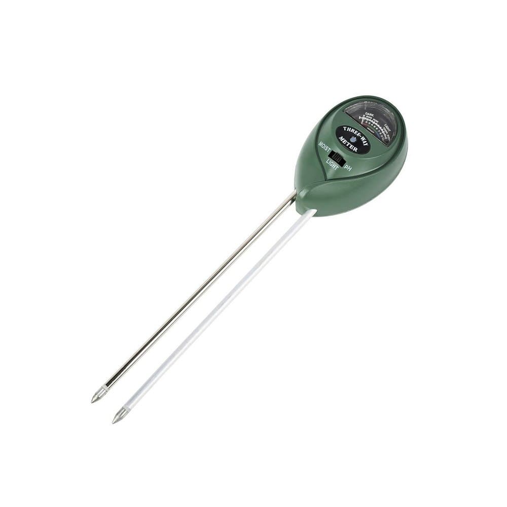 KKmall 3-in-1 Soil Meter with Moisture Light and PH Test Function