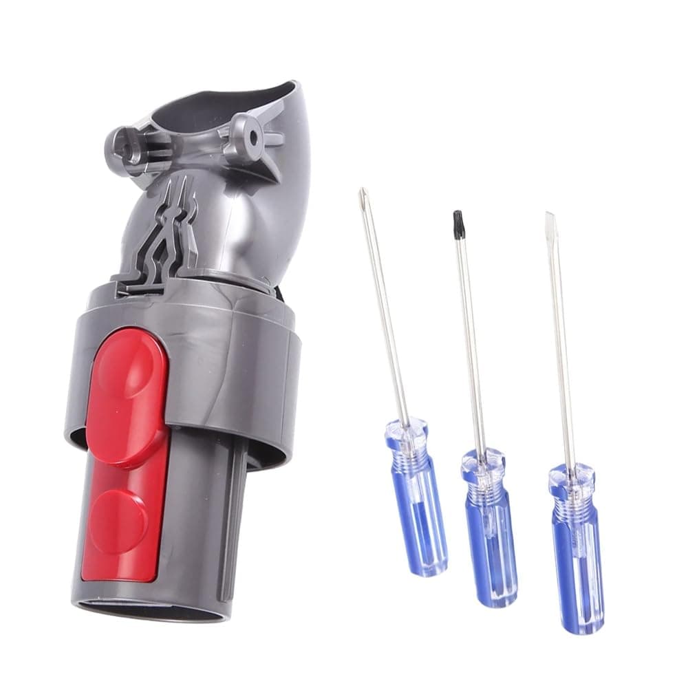 1Pcs Direct Drive Suction Head Connector for Dyson V8 V10 SV10 SV12 Vacuum Cleaner, Connector Replacement Accessories Part with 3 Screwdrivers