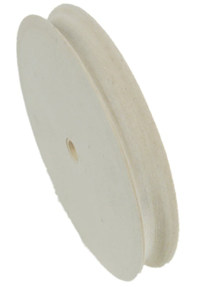 6 In. Diameter Rock Hard Profiled Felt Wheel for Carving Tools 7/8" Thick