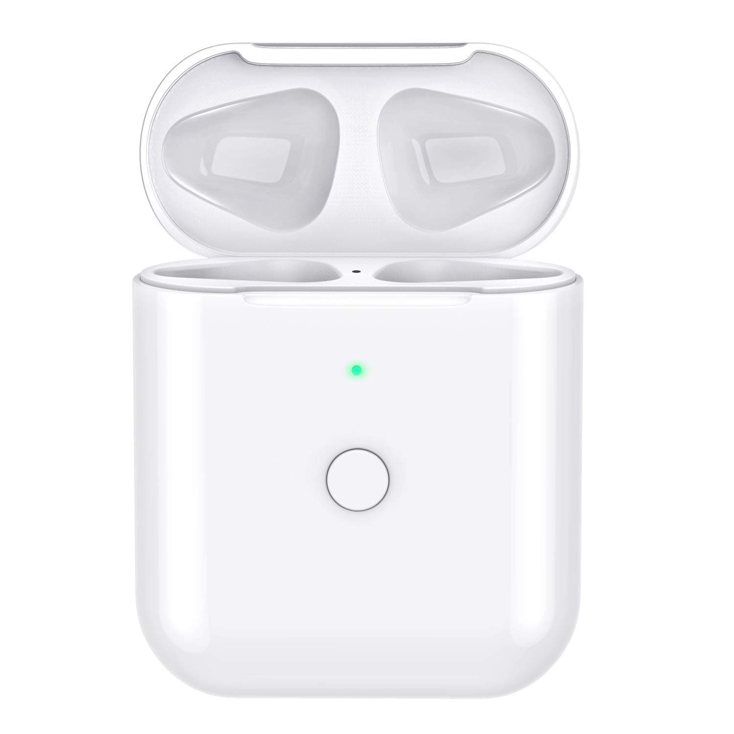 Wireless Airpods Charging Case Replacement Compatiple with for Airpods 2 1, Airpods Charger Case with Bluetooth Pairing Sync Button