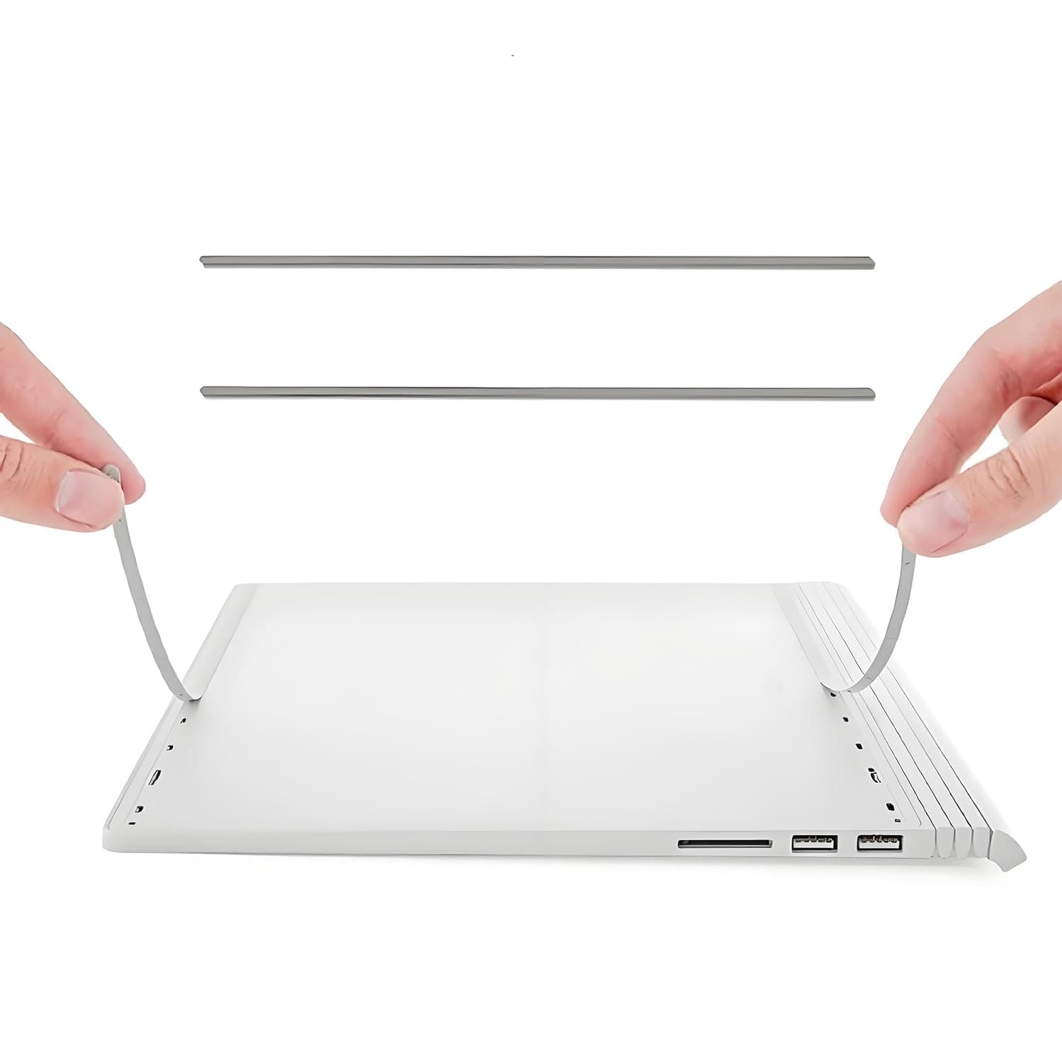 WESAPPINC Silicone Rubber Non-Slip Bumper Feet Strips Replacement for Microsoft Surface Book Laptop 1, 2, or 3 13.5"