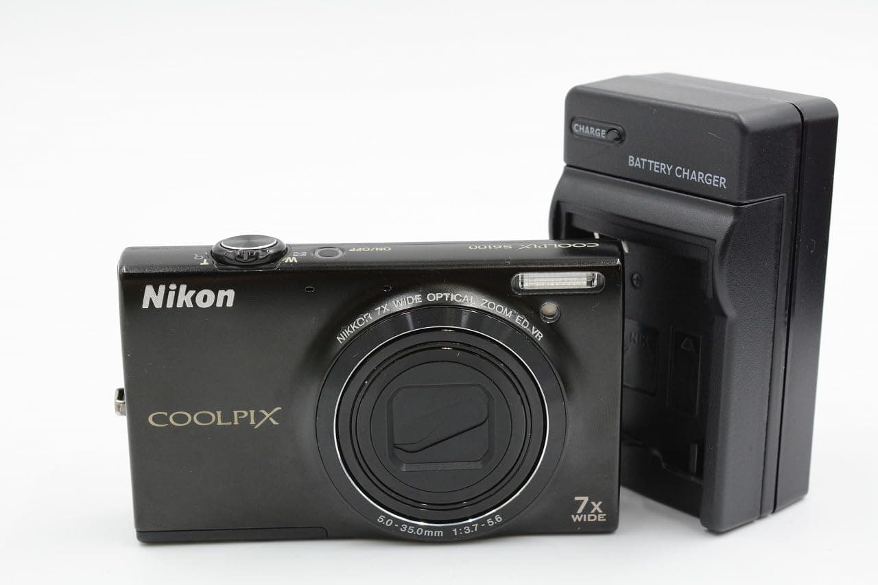 Nikon COOLPIX S6100 16 MP Digital Camera with 7x NIKKOR Wide-Angle Optical Zoom Lens and 3-Inch Touch-Panel LCD (Black)