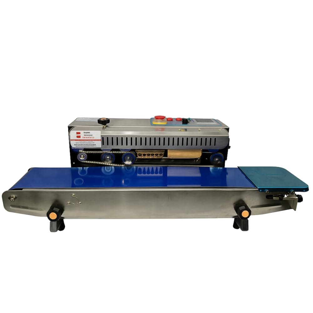 - Stainless Steel Body FR-900 Automatic Continuous Band Sealer horizontal Plastic Bag Sealing Machine