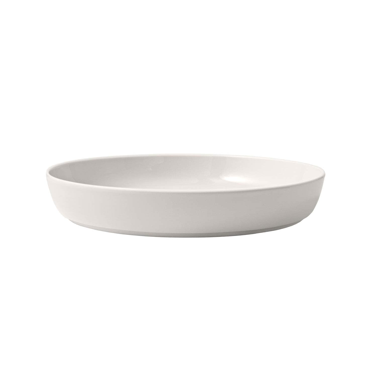 Villeroy & Boch - Iconic Flat Dish, Elegant Dish for Fruit and Small Sides, Premium Porcelain, Dishwasher Safe, White