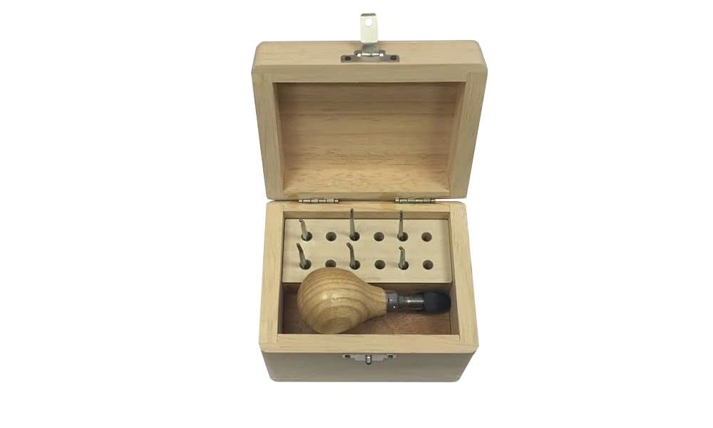 Millgrain Tool Set of 6 Sizes 10-15 Made in France