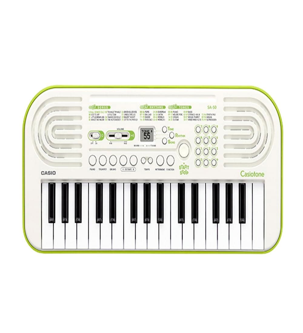 SA-50 32 Mini-Keys Keyboard in White and Green
