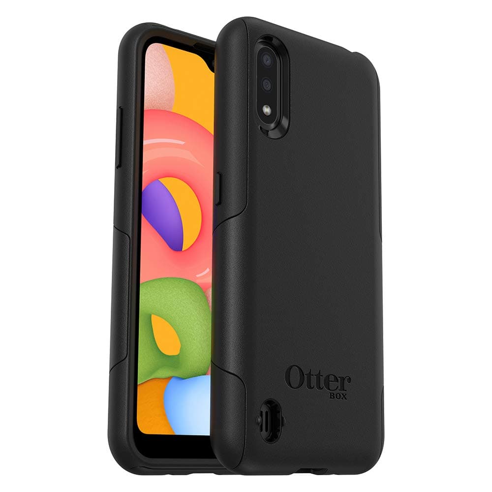 OtterBox Samsung Galaxy A01 Commuter Series Lite Case - Black, Slim & Tough, Pocket-Friendly, with Open Access to Ports and Speakers (no Port Covers)