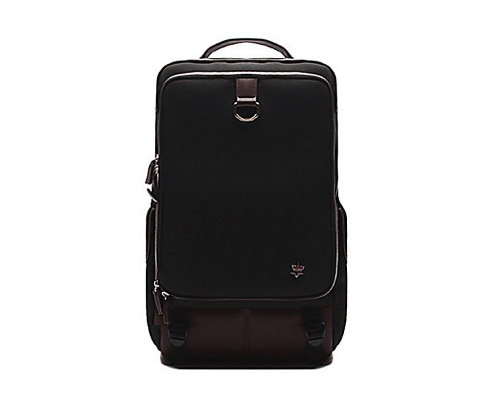 Hard Canvas Casual Daily Laptop Computer Storage Backpack (Black)