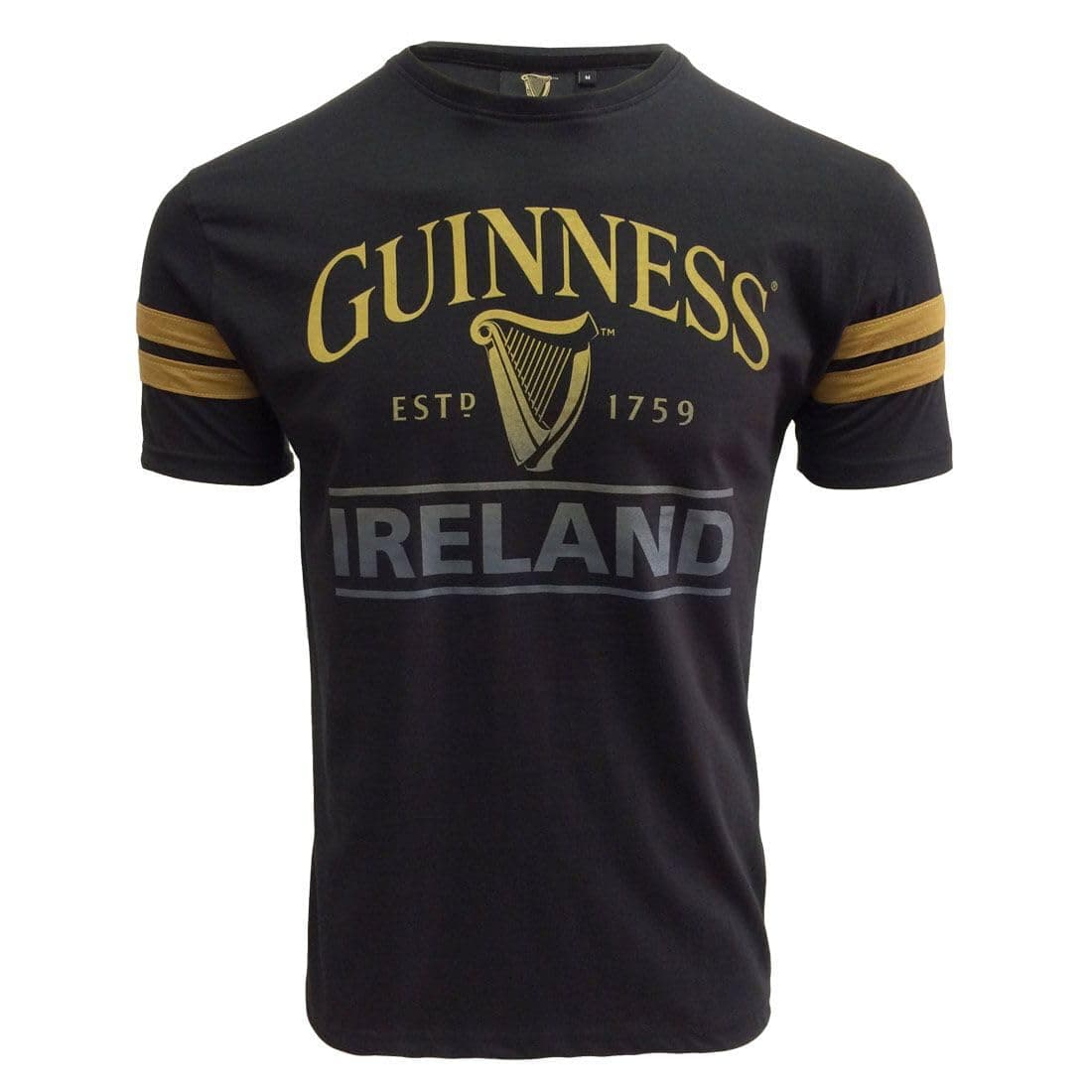 Guinness Black Deep Tan Tape Tee-Shirt