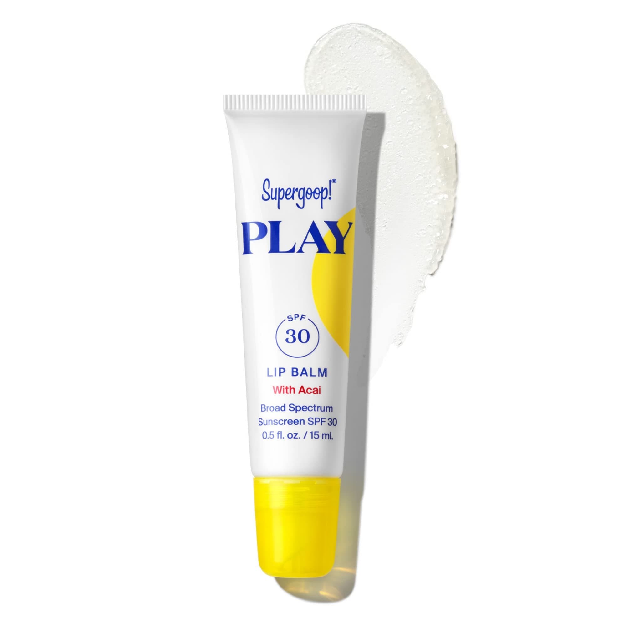 PLAY Lip Balm with Acai, 0.5 fl oz - SPF 30 PA+++ Broad Spectrum Sunscreen - Hydrating Honey, Shea Butter & Sunflower Seed Oil - Great for Active Days