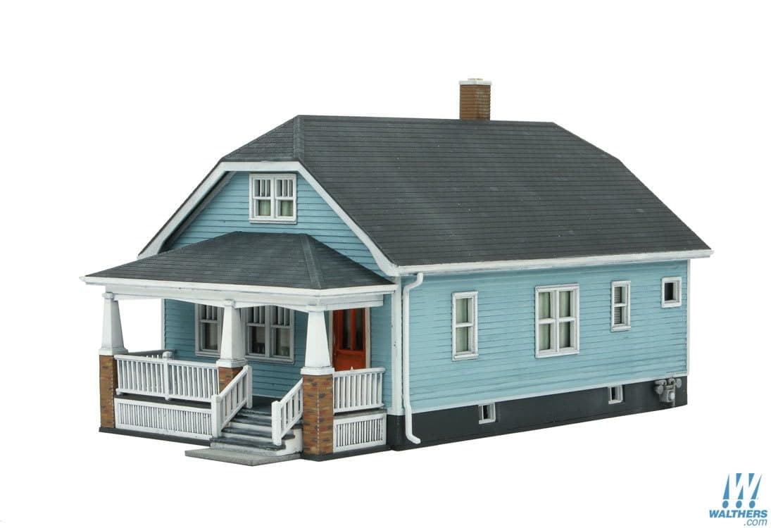 American Bungalow 933-3787 HO Scale Model Railroad - Structure Kit
