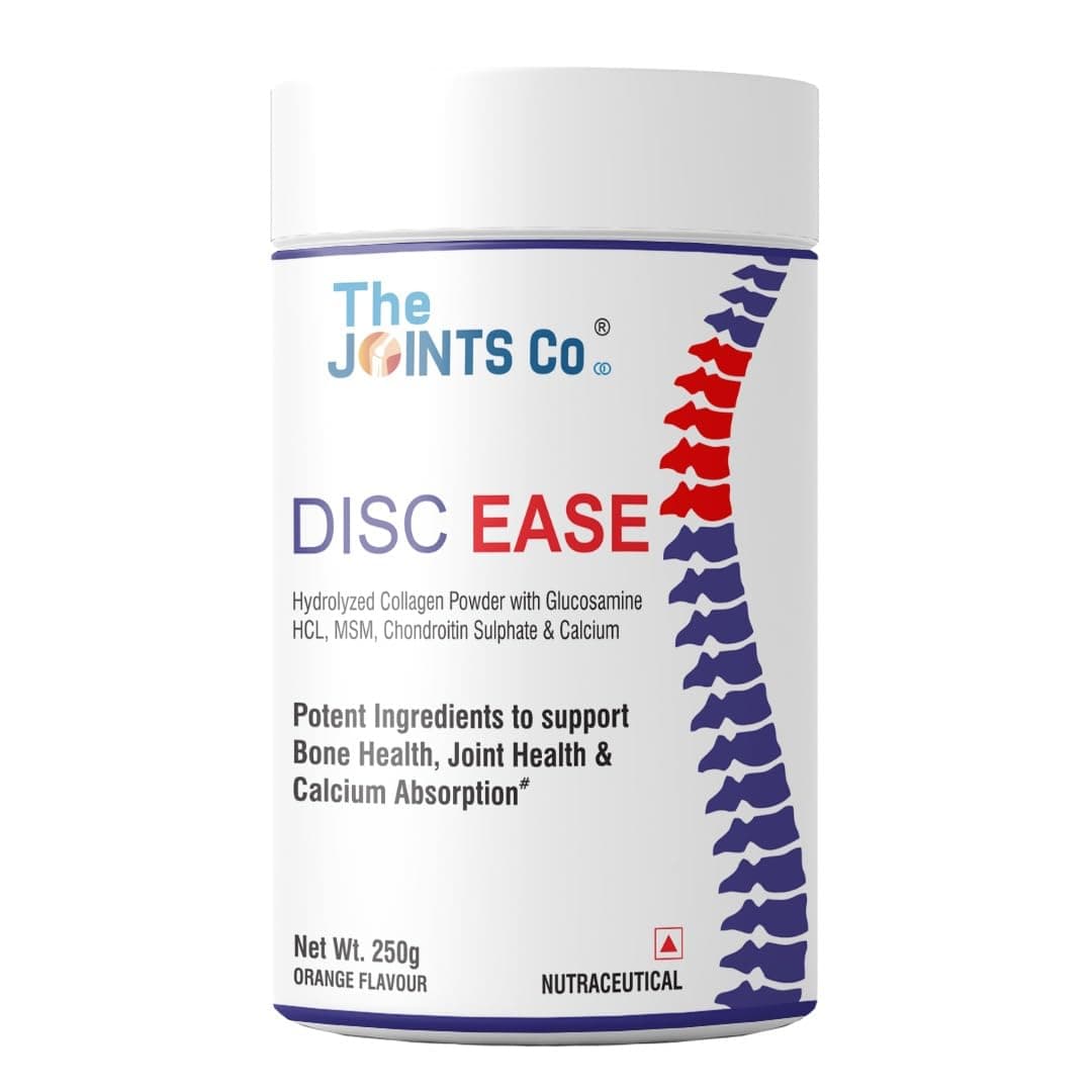 The Joints Co Disc Ease I Back Pain and Neck Pain Support for Disc Bulge, Herniated, and Degenerative Discs,Non-GMO,250 gm