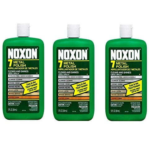 Noxon Multi-Purpose Metal Polish Liquid, 12 oz, 3 Pack