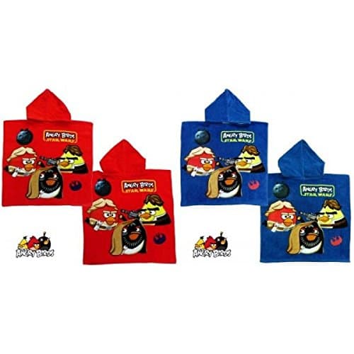 Angry Birds Star Wars Bath Towel Poncho.. Blue