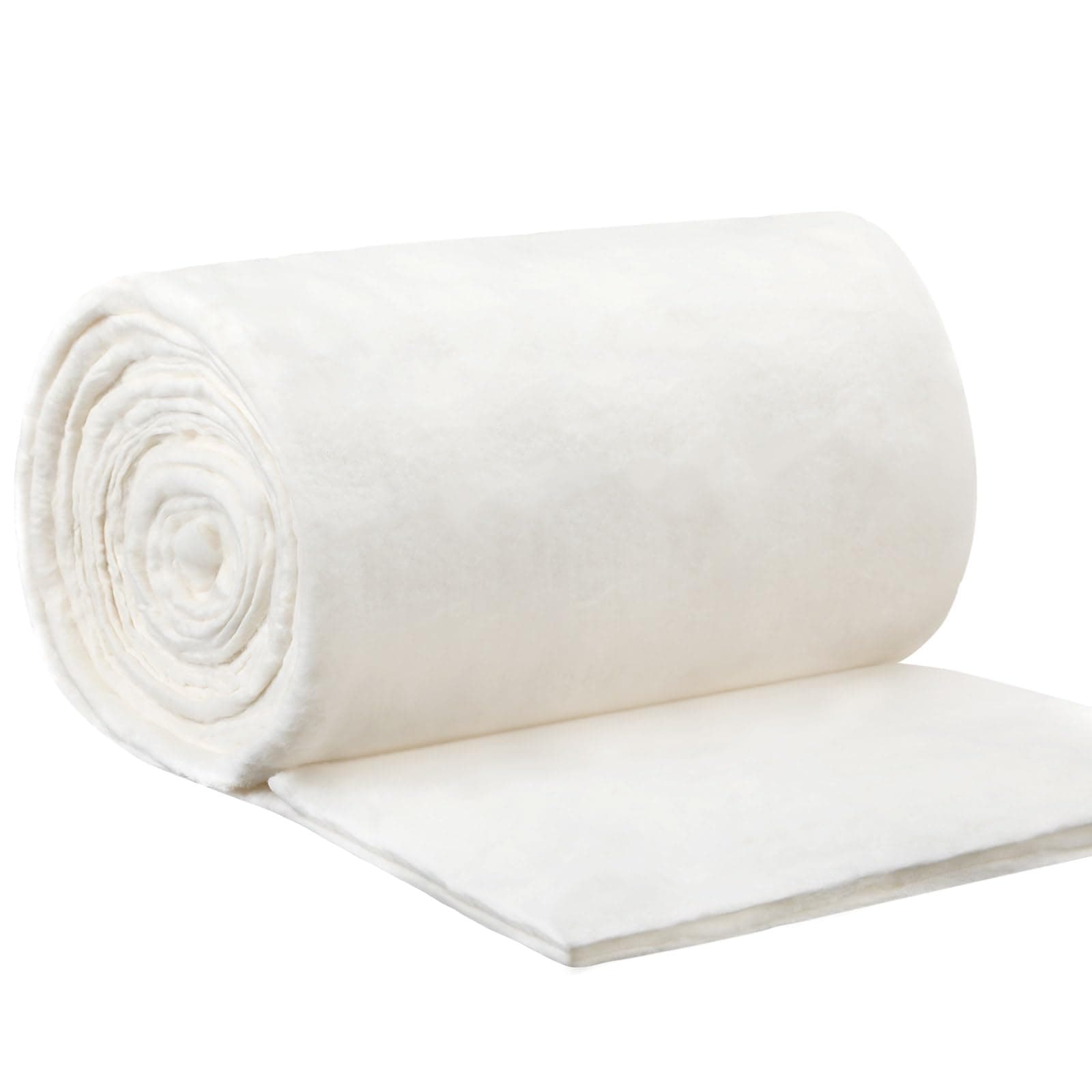 80/20 Cotton Polyester Quilt Batting 96 Inches by 12 Yards Blend Batting for Quilting Lightweight Warm Sewing by The Roll White for Art Craft and Wearable Craft