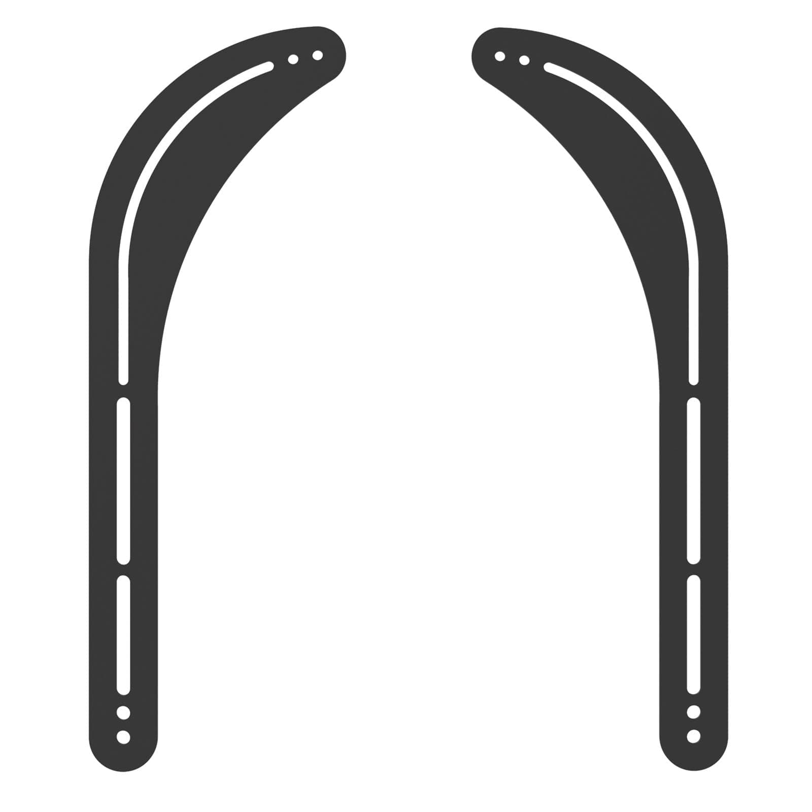 – Sound bar speaker universal fit bracket suitable for mounting with 32" - 75" TVs