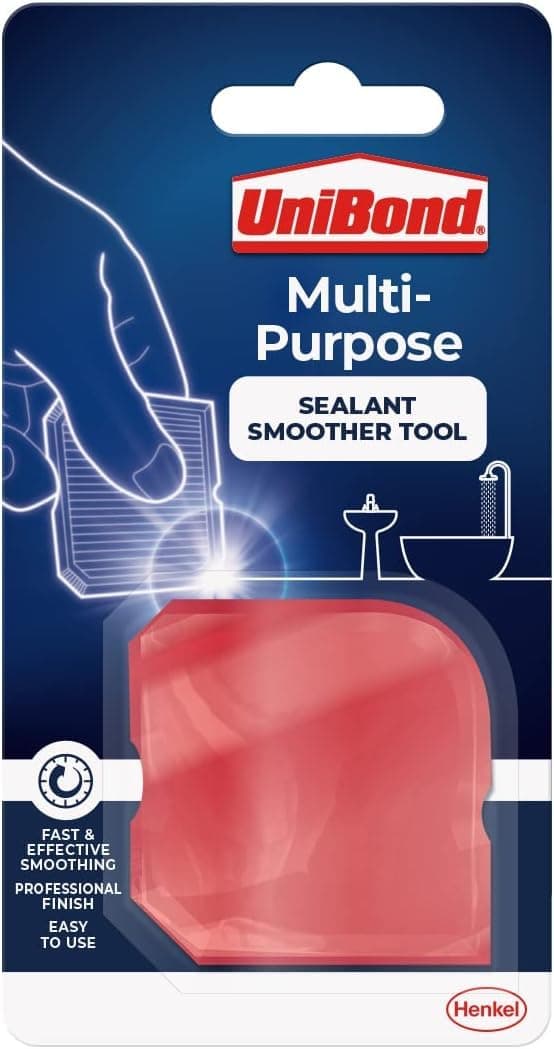 Unibond Sealant Finishing Tool, Effective Smoother for a Smooth & Professional Finish, Multi-Purpose Silicone Sealant Tool for Wall & Floor Applications