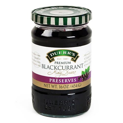British Blackcurrant Preserves by Duerr's (16 ounce)