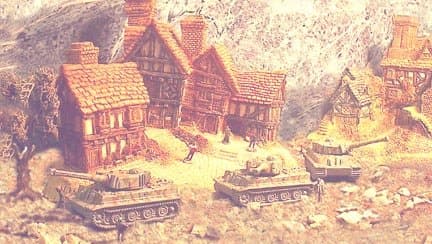 Miniature Micro Machine German TIGER I Tank - LOT of THREE!