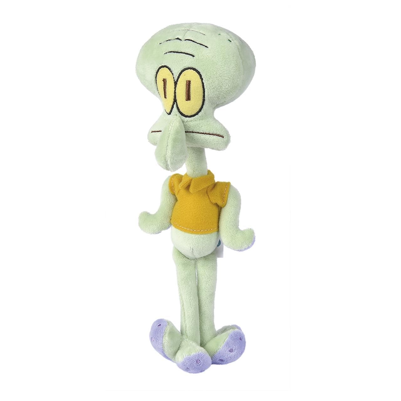 Squidward Plush 20 cm, Spongebob, Soft and Pleasant Material, 100% Recycled Filling, 100% Official License, Suitable for All Ages (109491002SQU)