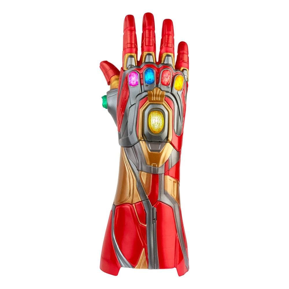 Hasbro Marvel Legends Series Avengers End Game Electric Iron Man Nano Gauntlet with Movable Joints, Electronic Fist, Lights and Movable Sounds, Removable Infinity Stone, F0196 Authentic Product
