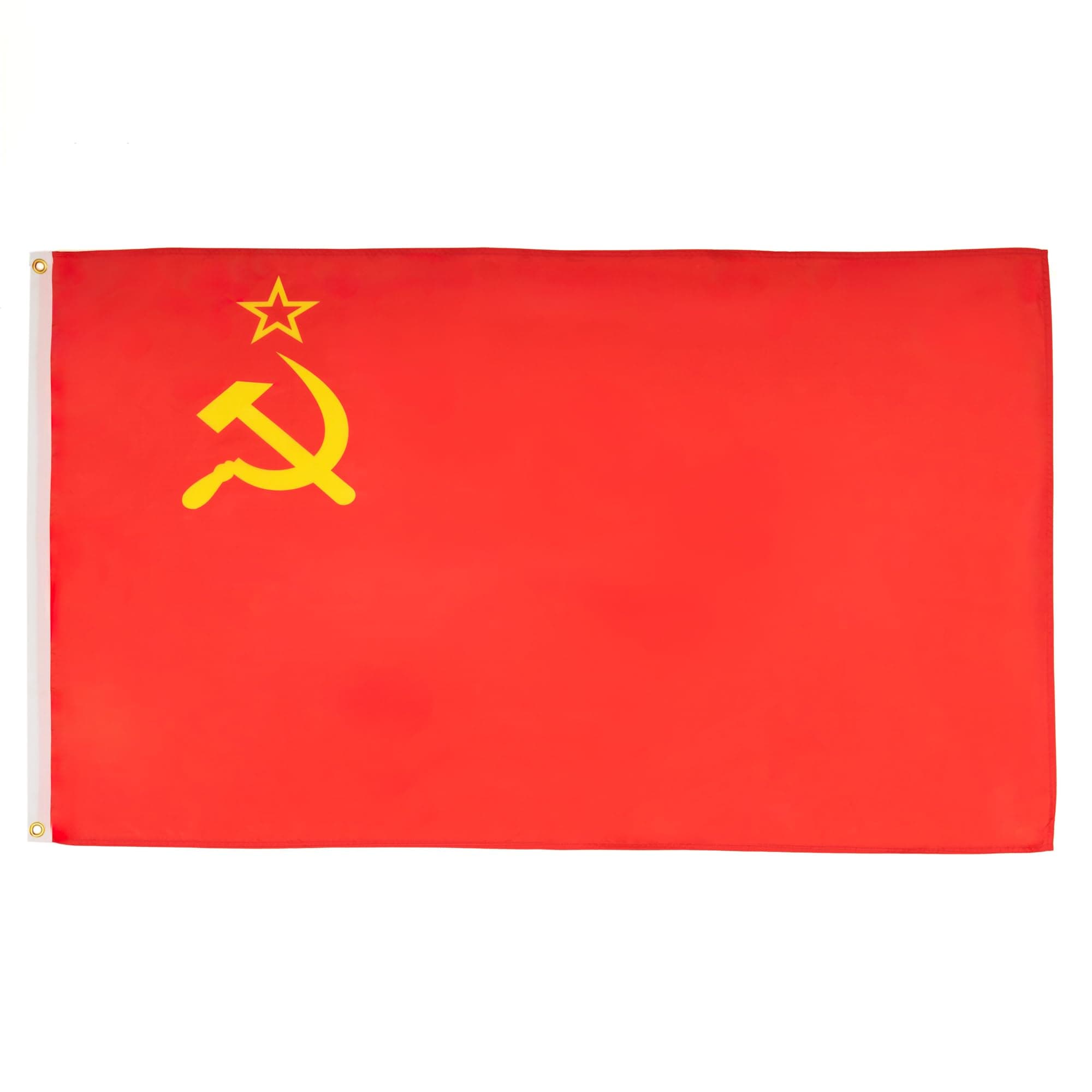 AZ FLAG Ussr Flag - 3x5 Ft - Light Polyester Red Communist Banner with Two Brass Eyelets - Fade Resistant - Vivid Colors - 3' x 5' Feet - 150x90 Cm
