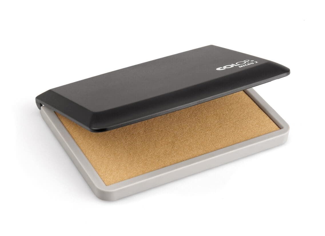COLOP Micro 2 Dry Stamp Pad | 109668 | Uninked Rubber Stamp Ink Pad 110x70mm