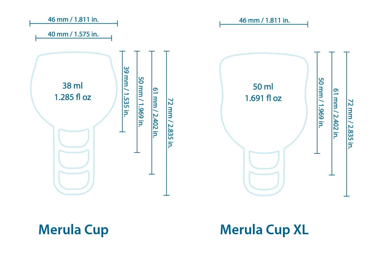Merula Menstrual Cup - Size XL - For Heavy Flow Days