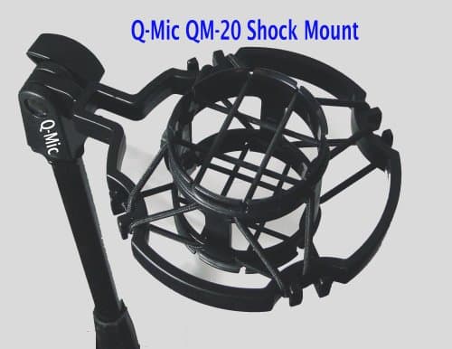 Q-Mic QM-20 Pencil Mic Shock Mount - Tight Band Design