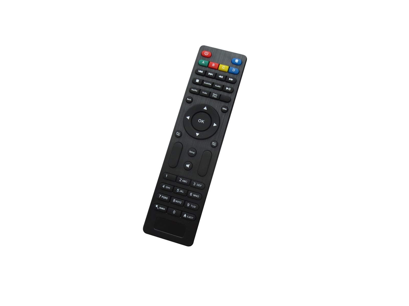 Universal Replacement Remote Control Fit for WD Western Digital WDBABZ5000ABK WDBABZ0010BBK WDTV HDTV Live HD Hub TV Media Center Player