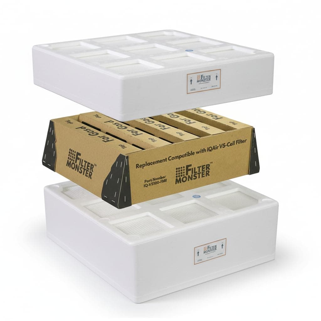 Replacement Air Filter Bundle, Set of 3 Filters - Compatible with IQAir HealthPro Series Air Purifier