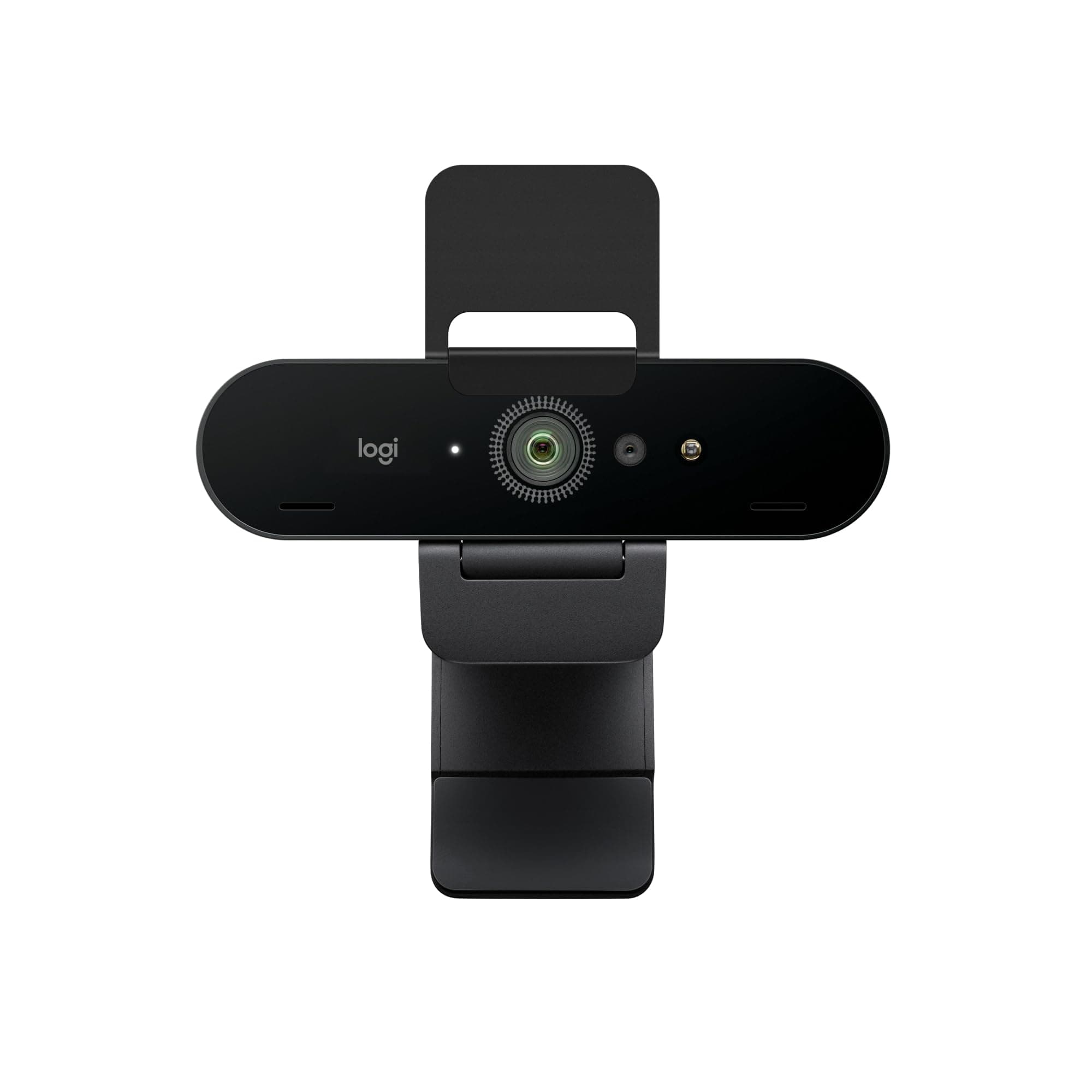 Brio 4K Webcam, Video Calling, Noise-Cancelling mic, HD Auto Light Correction, Wide Field of View, Windows Hello Works with Microsoft Teams, Zoom, Google Meet, PC/Mac/Laptop/MacBook/Tablet