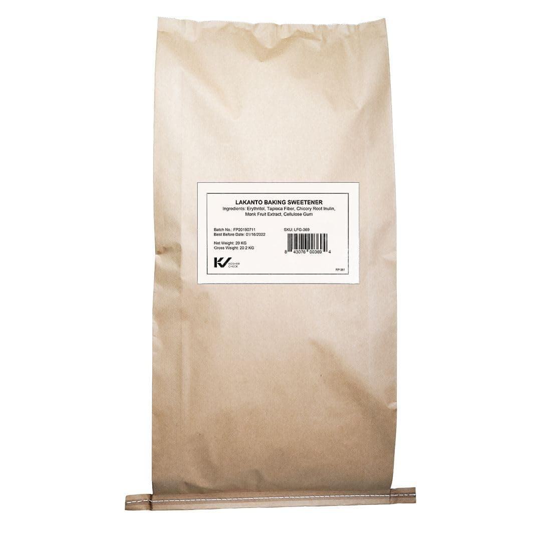 - Bulk Baking Monk Fruit Sweetener with Erythritol - White Sugar Substitute, Zero Calorie, Keto Diet Friendly, Zero Net Carbs, Extract, Sugar Replacement (Baking - 20 kg)
