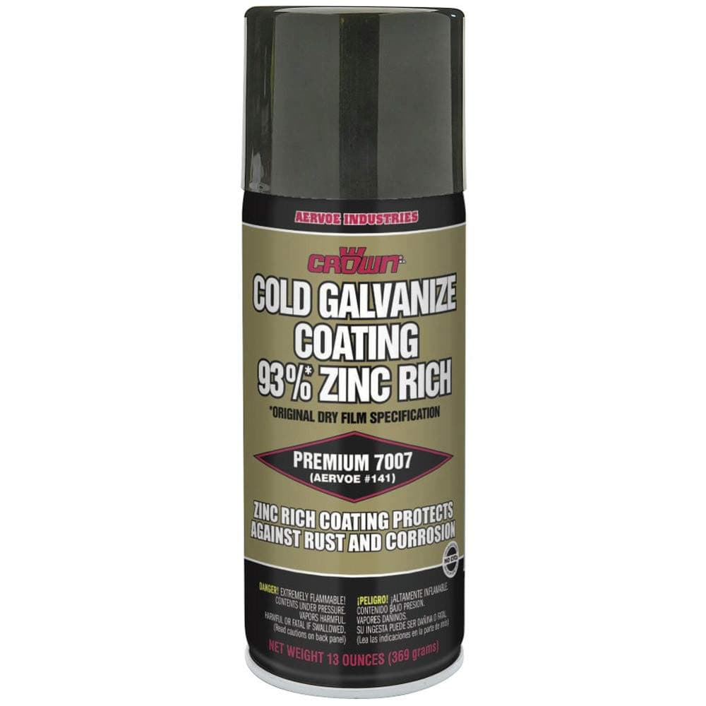 Crown 205-7007 Cold Galvanizing Compound (Aerosol Can), 16 oz (Pack of 12)