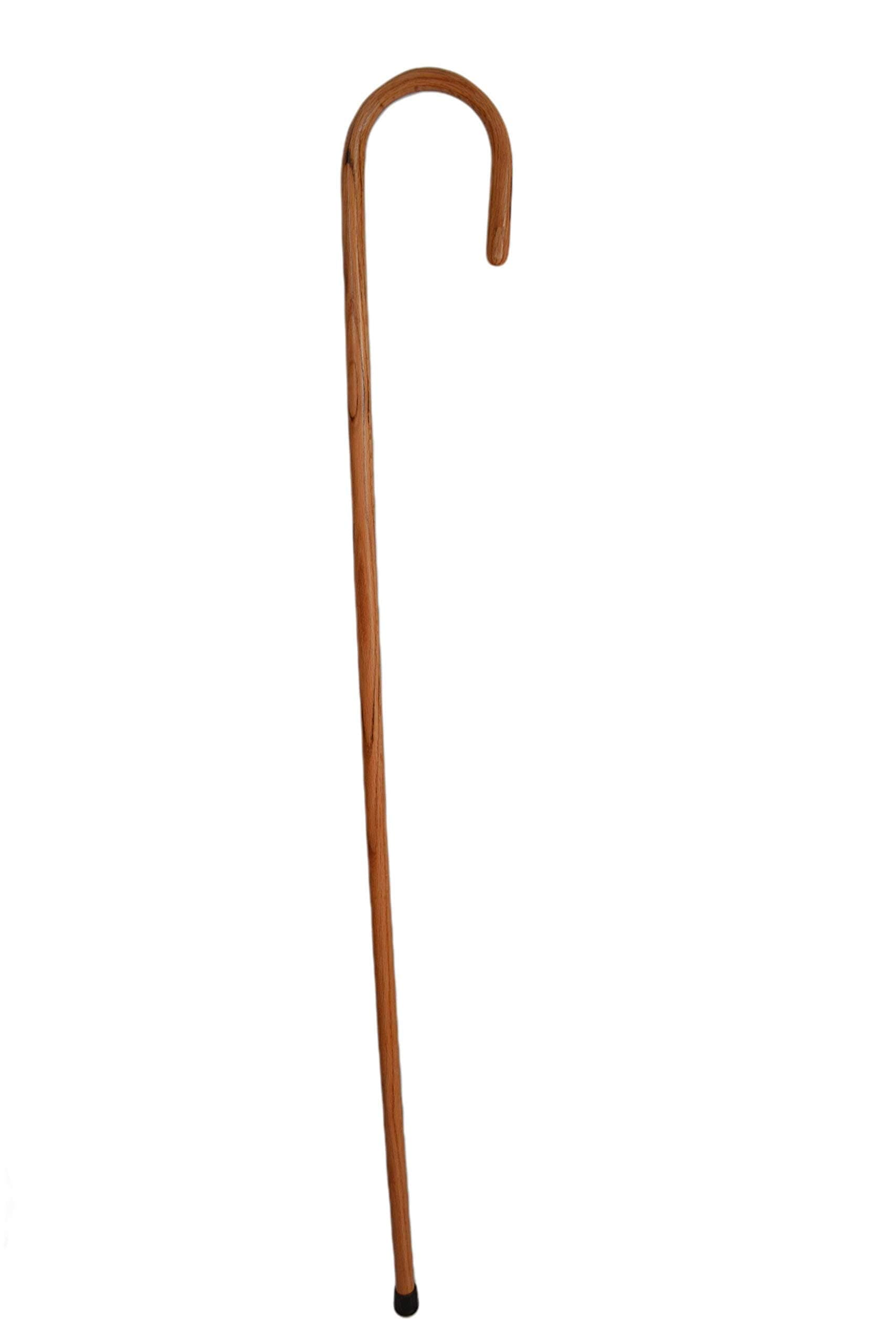 Oak Shepherd Staff, Walking Stick, Sheep Field Hiking Stick, Shepherd's Crook, 60" Tall