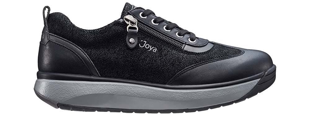 Laura Black II Women's Smooth Leather Trainers