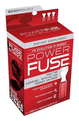 Powerfuse Energy Infused Drops (3 ampules - .068 fl oz.)