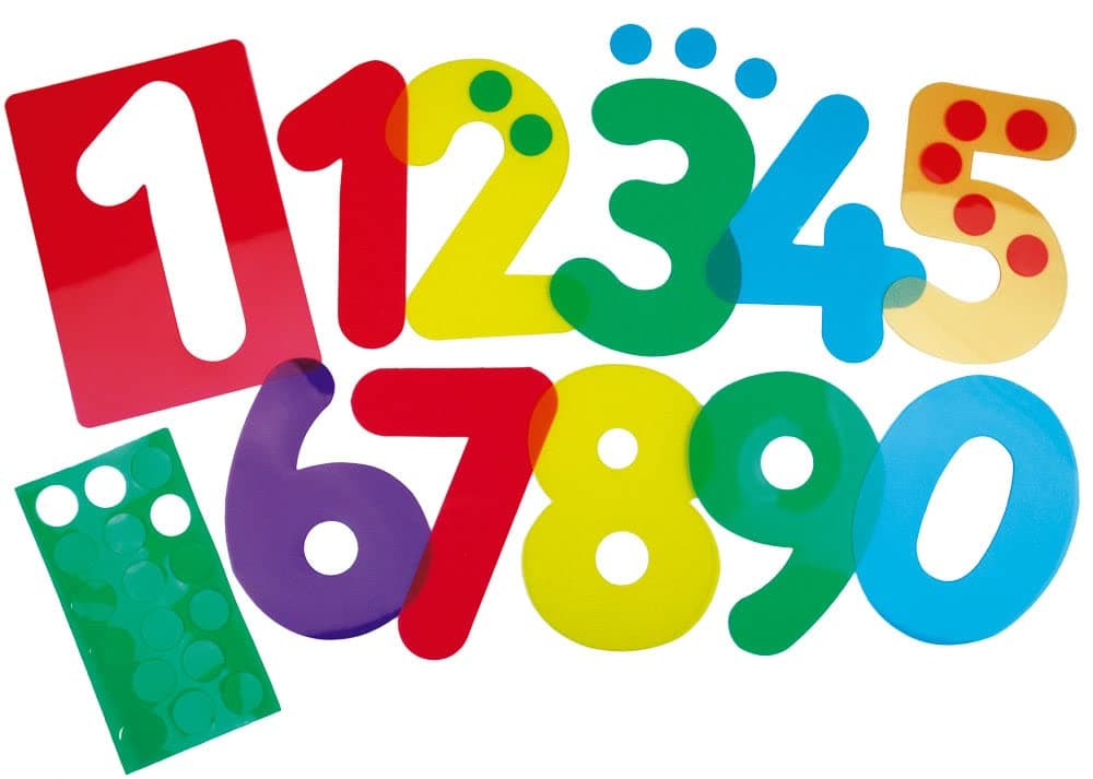 Henbea773 "Numbers" Stencil (10-Piece)