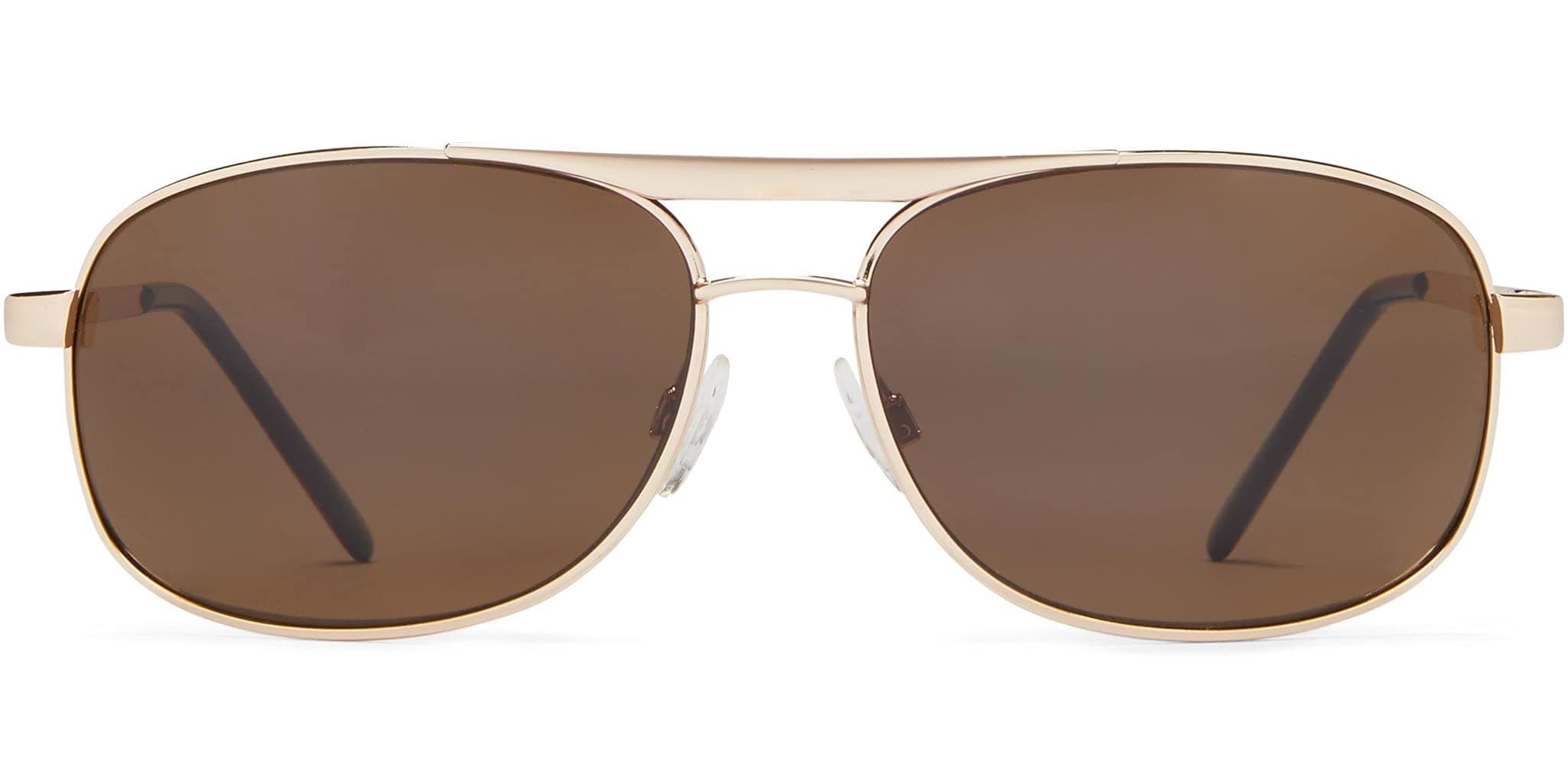 Guideline EyegearRelease Sunglass, Gold Frame, Freshwater Brown Polarized Lens, Medium/Large, Gold