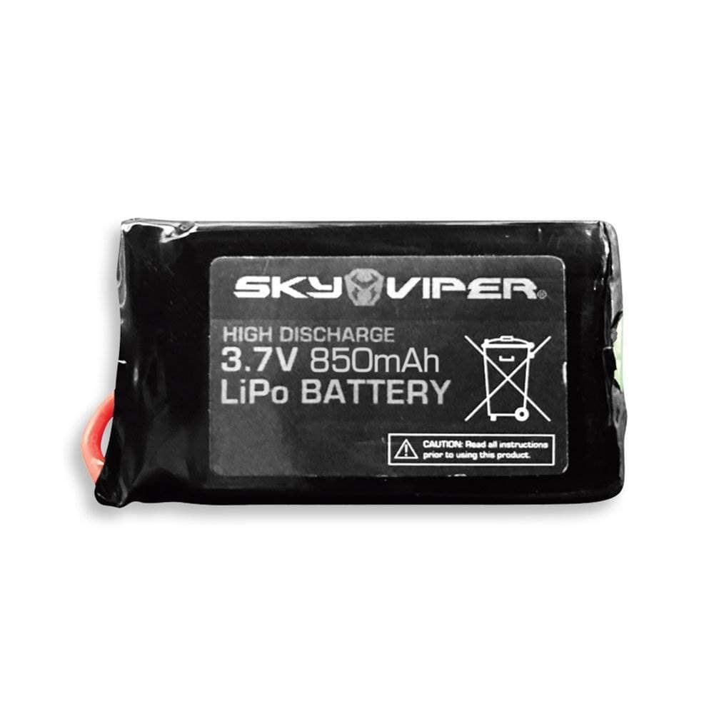 Sky Viper Extended Flight Time 3.7V 850mAh Drone Rechargeable LiPo Extra Battery