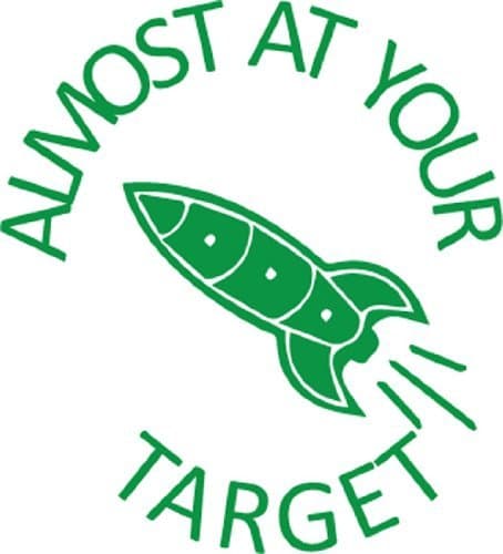 Almost at your target Self inking teacher reward stamp X12137 by Teacher Stamps