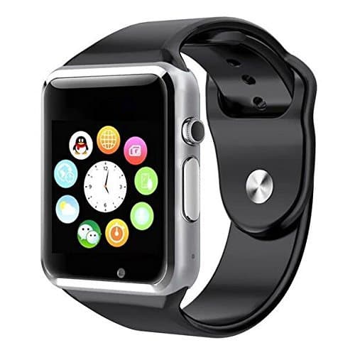 Aosmart Bluetooth Touch Screen Smart Wrist Watch Phone with Camera - Black