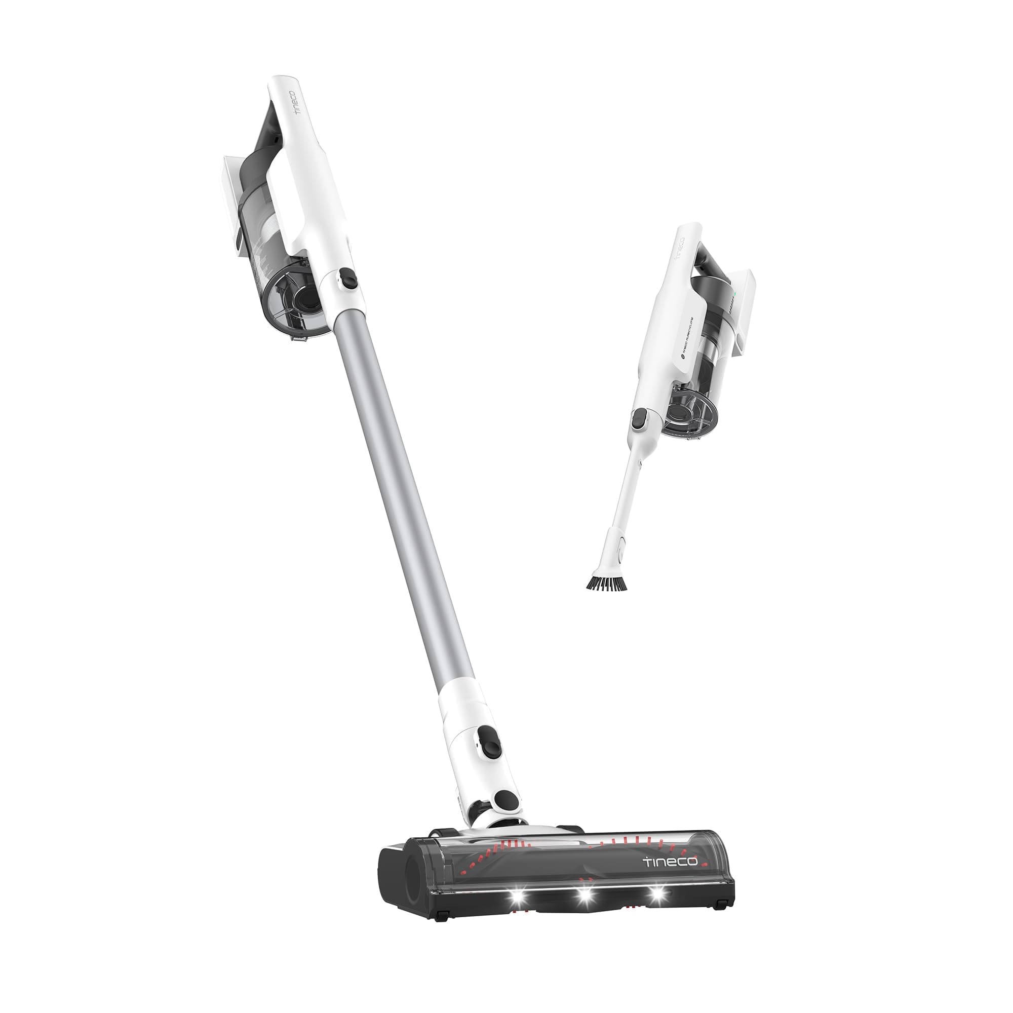 A20 Cordless Stick Vacuum Cleaner, Up to 40Min-Runtime 3 Modes for Multi-Level Messes, 1L Larger Dustbin, LED Headlight Lightweight Ergonomic Dual-Handle Design