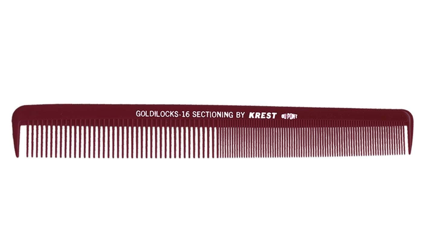 Krest Goldilocks #g16 * 8-1/2 Sectioning Teeth Styler Comb by Goldilocks