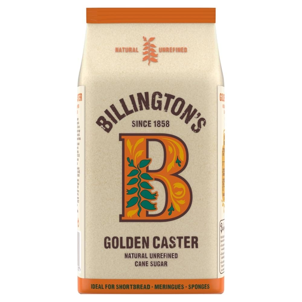 Billington's Golden Caster Unrefined Cane Sugar, 1kg