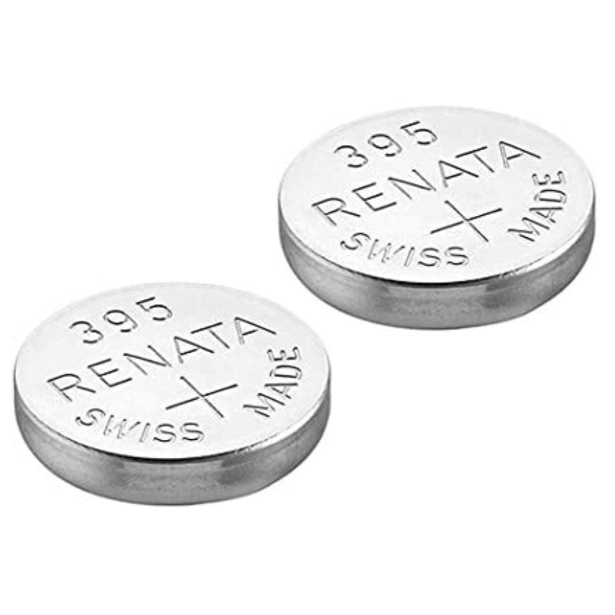 Renata Batteries 395 / SR927SW Button Cell, Swiss Made (Set of 2 Pcs)